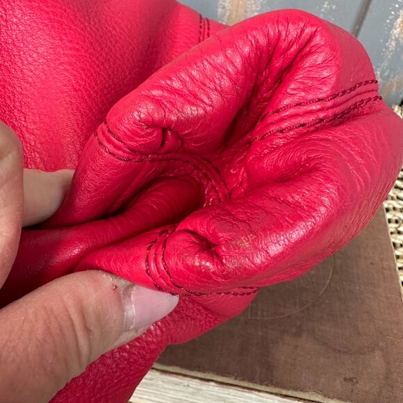 Coach Lexy Pebbled Leather Shoulder Bag Deep Pink - Picture 16 of 16